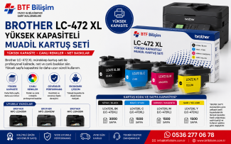 Brother LC-472XL Yüksek Kapasiteli Muadil Kartuş Seti Özellikleri, Uyumlu Yazıcılar ve Satın Alma Rehberi