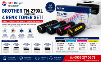 Brother TN-279XL (TN279XL) 4 Renk Toner Seti Hangi Yazıcılarda Kullanılır?